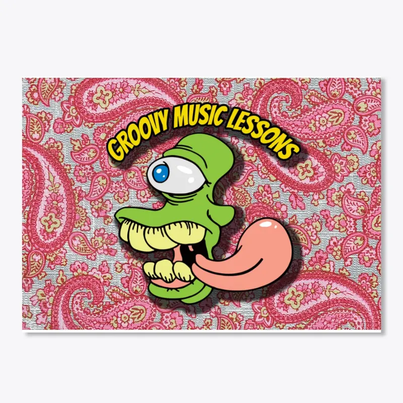 GROOVY MUSIC LESSONS PINK PAISLEY