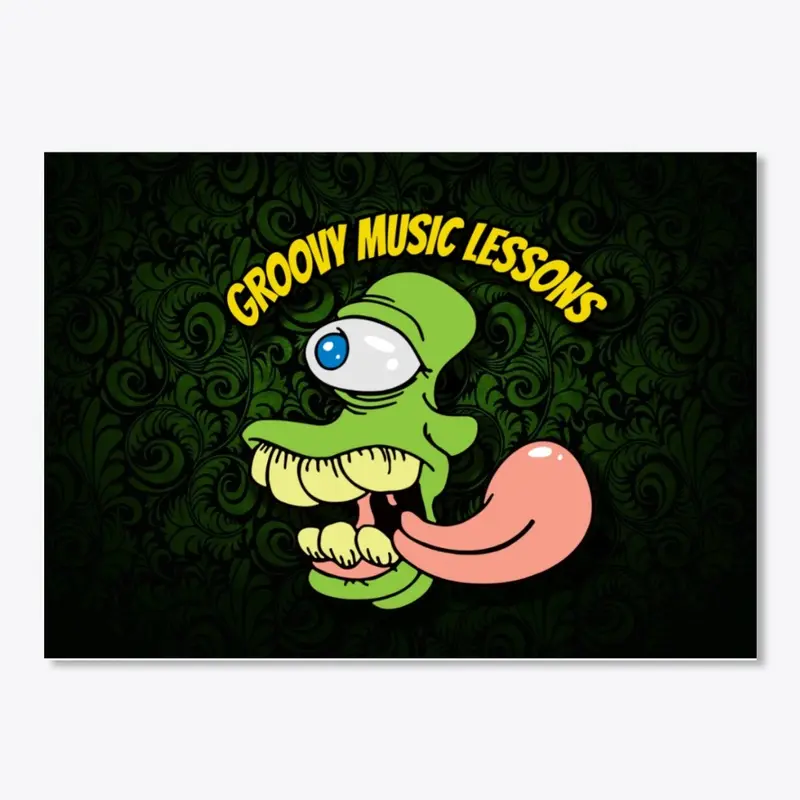 GROOVY MUSIC LESSONS GREEN PAISLEY